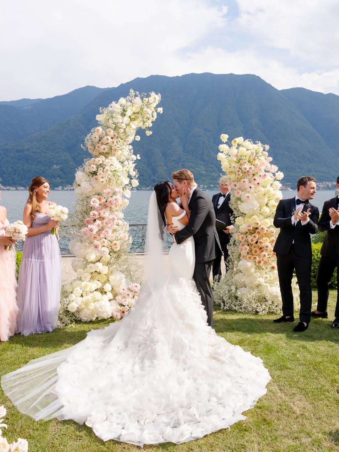 Elegant wedding couple